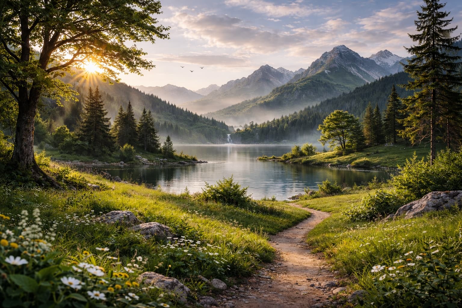 Serene landscape